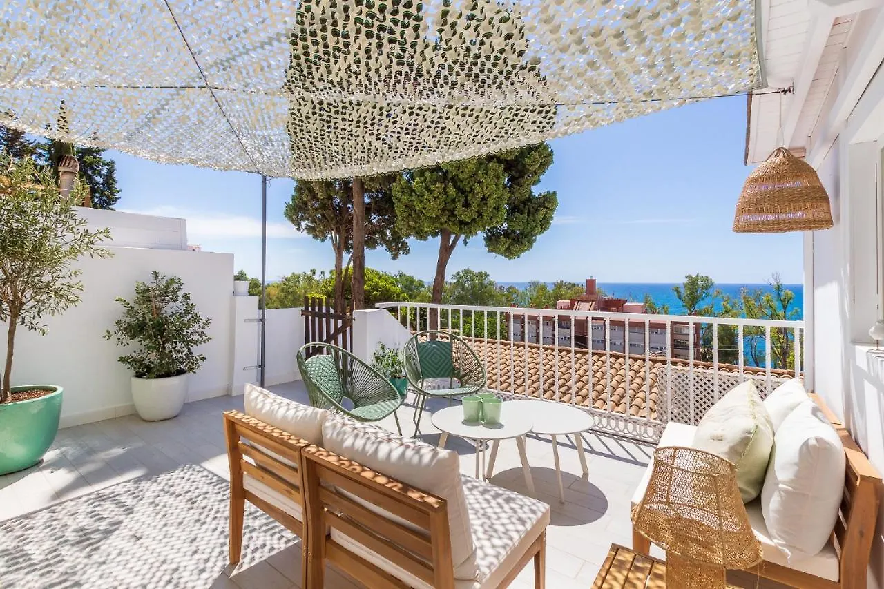 Apartment Casa De La Playa. Beach House With Magnificent Sea Malaga Spain